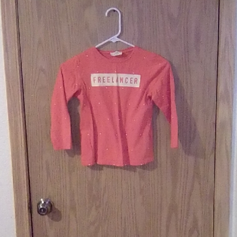 Trendyol Kids Long Sleeve Shirt - Coral